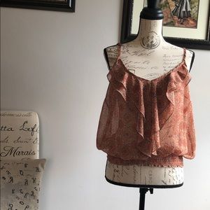 American Rag - Sz XL (Juniors) ruffle cami